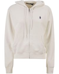 Polo Ralph Lauren - Hooded Zip-Up Sweatshirt - Lyst