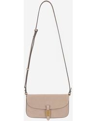 Pinko - Saddle Leather Shoulder Bag - Lyst