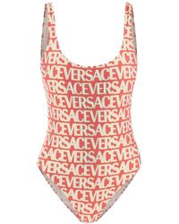 Versace - Allover One Piece Swimwear - Lyst