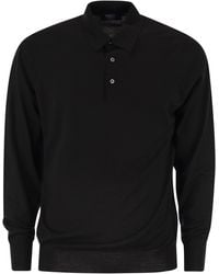 Fedeli - Virgin Wool Polo Shirt - Lyst