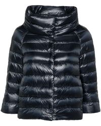 Herno - Donsjack Met Trechterhals - Lyst