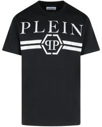 Philipp Plein - Black Cotton T -shirt - Lyst