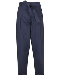 Max Mara - Broek Blauw - Lyst