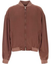 Versace - Solid Bomber Jacket - Lyst