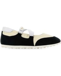 Marni - Logo Ballet Flats - Lyst