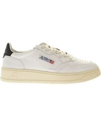 Autry - Medaillengewinner niedriger Leder -Turnschuhe - Lyst