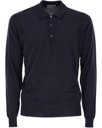 John Smedley - Belper Extra Fine Merino Wool Polo Shirt - Lyst