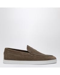 Christian Louboutin - Suede Varsiboat Boat Shoes - Lyst