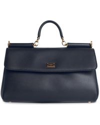 Dolce & Gabbana - 'my Sicily' Plongé Kalf Lear Handtas - Lyst