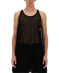 Rick Owens - Knitted Tank Top - Lyst