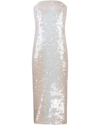 Sportmax - Abito In Jersey Con Paillettes - Lyst