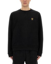 Belstaff - Sweatshirt With Logo Patch - Lyst