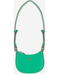 Pinko - Baby Half Moon Leather Shoulder Bag - Lyst