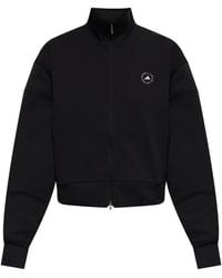 adidas By Stella McCartney - Logo-Detail Zip-Up Jacket - Lyst