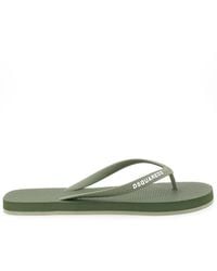 DSquared² - Flip Plop Slipper With Logo - Lyst