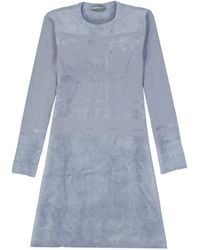 Alberta Ferretti - Virgin Wool Dress - Lyst