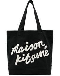 Maison Kitsuné - Maison Kitsune Handwriting Tote - Lyst