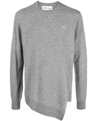 Comme des Garçons - X Lacoste Asymmetrische Trui - Lyst
