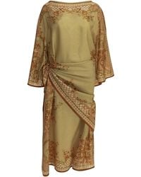 Zimmermann - "aster" Midi-jurk - Lyst