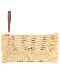 Anya Hindmarch - Raffia Oversized Clutch - Lyst