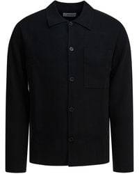 NN07 - "Jonas" Wool Blend Cardigan - Lyst