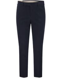 PT Torino - Dieci Cotton Trousers - Lyst