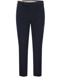 PT Torino - Dieci Cotton Trousers - Lyst