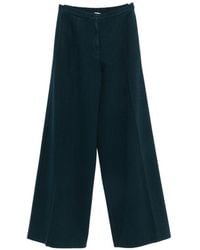 forte_forte - Cotton Wide-Leg Trousers - Lyst