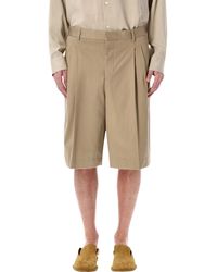 Ami Paris - Korte Broek Beige - Lyst