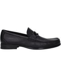 Ferragamo - Grandioso Herens Instappers Zwart Leer - Lyst
