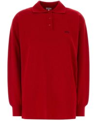 Loewe - Stretch Cashmere Blend Polo Shirt - Lyst