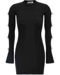 Mach & Mach - 'Cut-Out Crystal Bow' Dress - Lyst