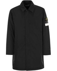 Stone Island - Gepolsterte Automantel mit Anti -Tropf- und Schnappentaschen - Lyst