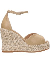 Espadrilles - Sandalen Beige - Lyst