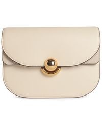 Furla - 'Sphere' Small Cream Leather Crossbody Bag - Lyst