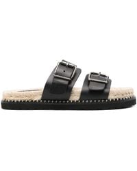 Castañer - Ter Leather Flat Sandals - Lyst