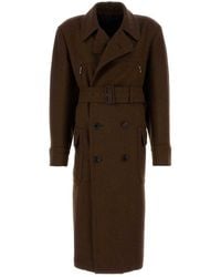 Prada - Wool Coat - Lyst