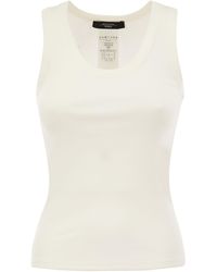 Weekend by Maxmara - Multic Basched Cotton Cotton Top - Lyst