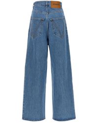 Vetements Fire Big Shape Jeans in Blue | Lyst