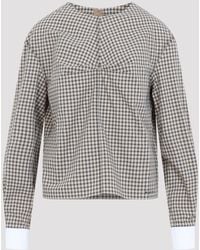 Marni - Checkered Cotton Shirt - Lyst