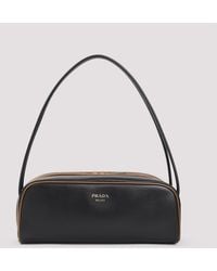 Prada - Swing Smooth Leather Schoudertas - Lyst