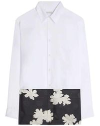 Dries Van Noten - Shirt With Floral Detail - Lyst