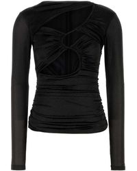 Isabel Marant - Stretch Silk Blend Rose Top - Lyst