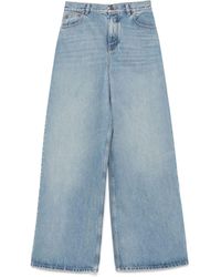 Chloé - Vaqueros con parche del logo - Lyst