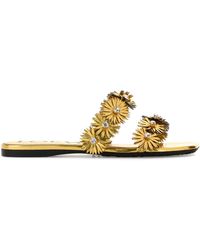 Loewe - Leather Paula S Ibiza Slippers - Lyst