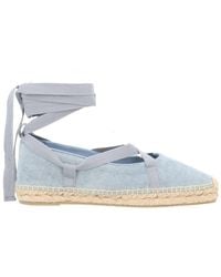 Castañer - Baby Ovine Leather Organic Cotton Flats - Lyst