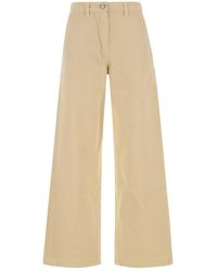 Magda Butrym - Sand Denim Jeans - Lyst