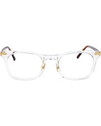 Linda Farrow - Clear/T-Shell/Yellowgold/ Acetate Glasses - Lyst