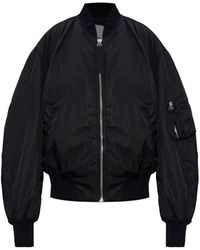 The Attico - Bomberjack Met Bisschop Mouwen - Lyst