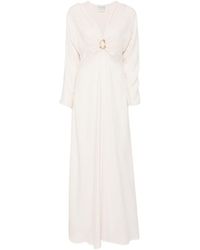 forte_forte - Silk Blend Long Dress - Lyst